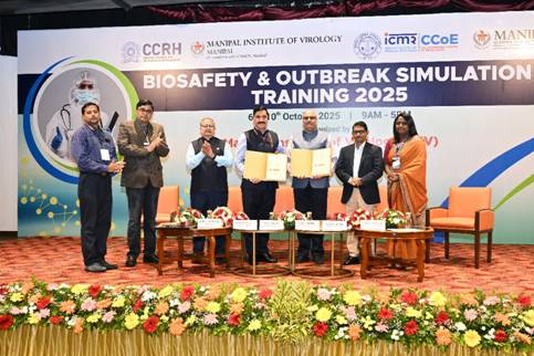 MoU exchange between CCRH and MAHE