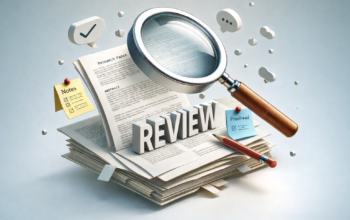 Student reviewing a research paper with notes and highlights step-by-step guide