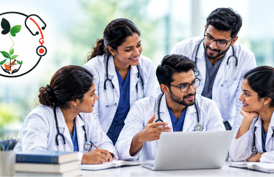 Doctors and students at a national workshop on interdisciplinary palliative care